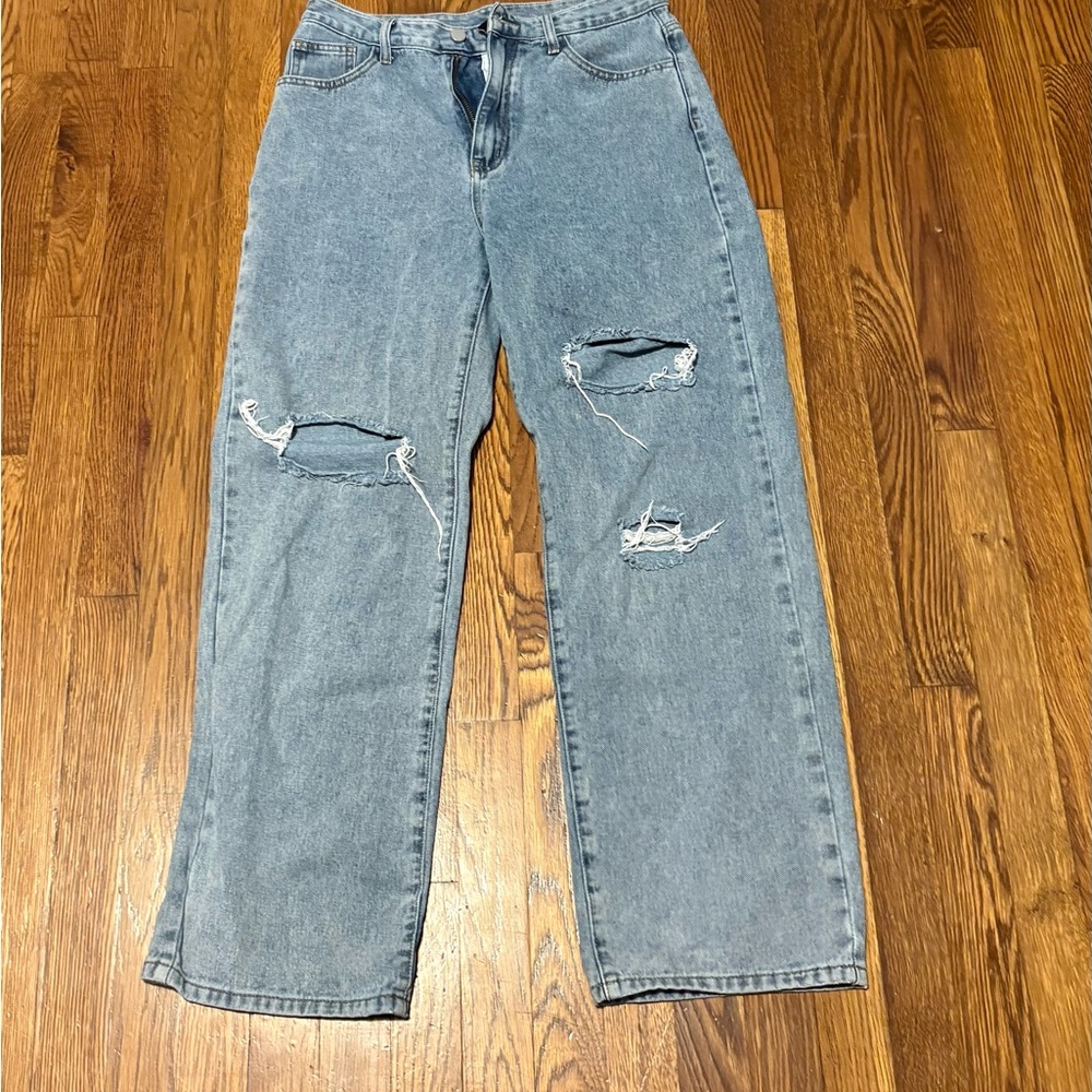 Cider womens Light Blue Relaxed Jeans